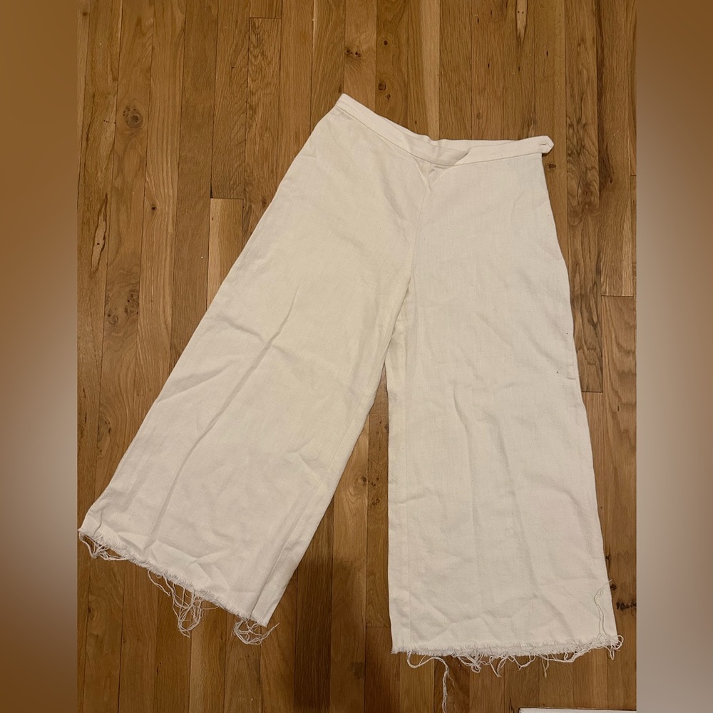 Simon Miller Off-White Trousers cropped / cut off